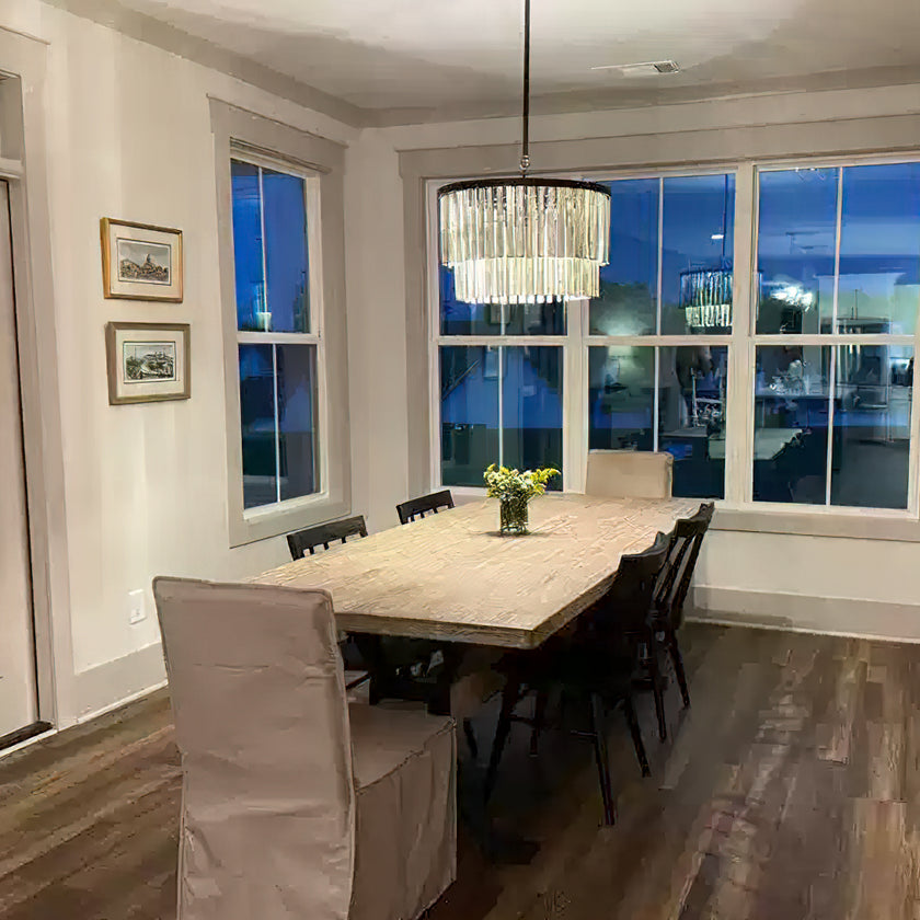 Sheila Shell Round Chandelier