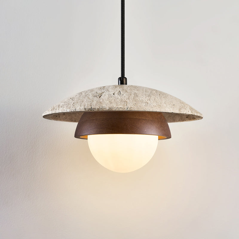 Aureven Travertine Pendant Light