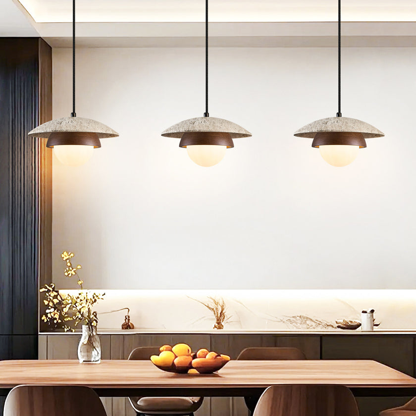Aureven Travertine Pendant Light