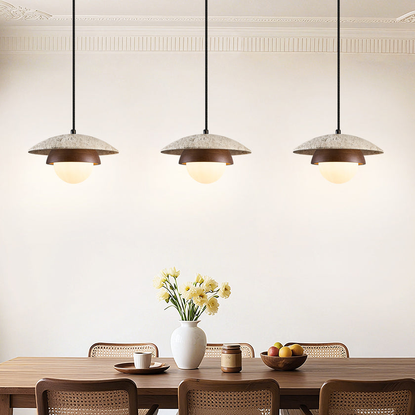 Aureven Travertine Pendant Light