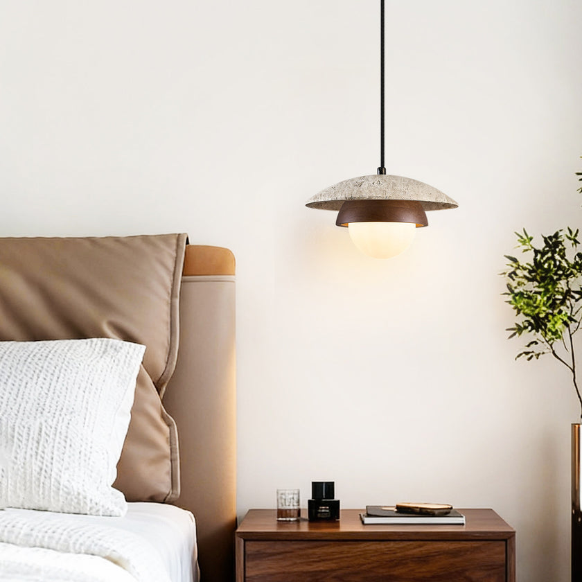 Aureven Travertine Pendant Light