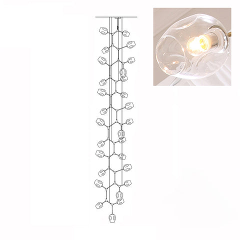 Lampadario a Bolle Verticale Bifurcation