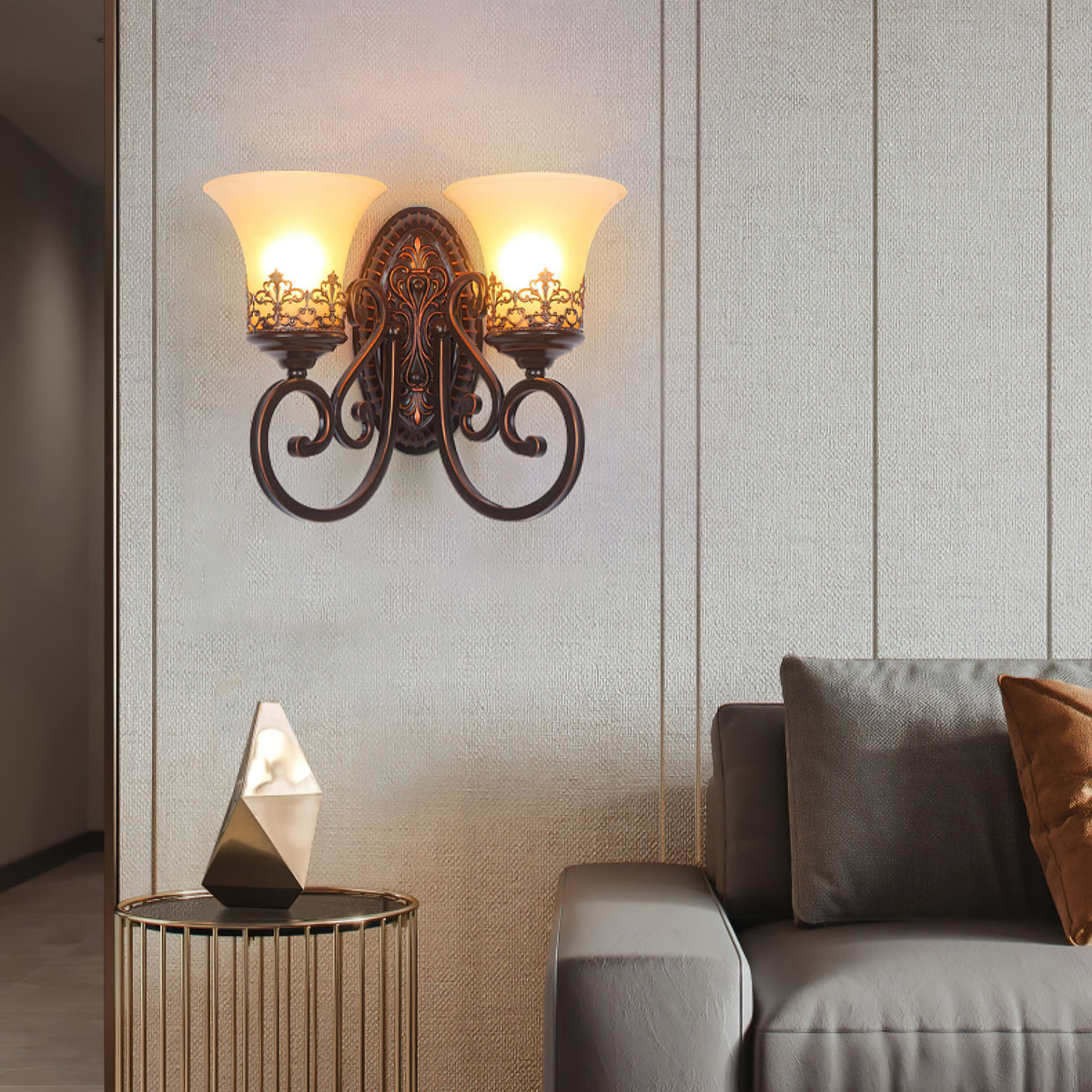 Big Black Beard Wall Lamp – detail 2