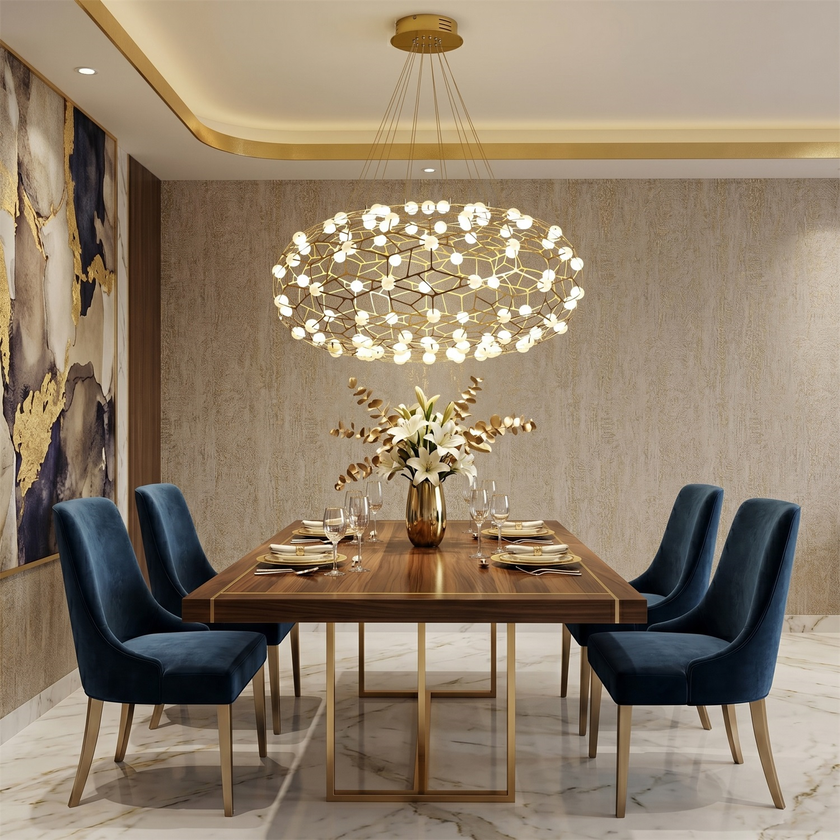 Bird's Nest Chandelier