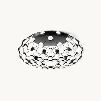 Black And White Mesh Ceiling Lamp