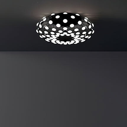 Black And White Mesh Ceiling Lamp