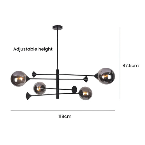 Black Magic Chandelier – detail 12 — رسومات الأبعاد 1