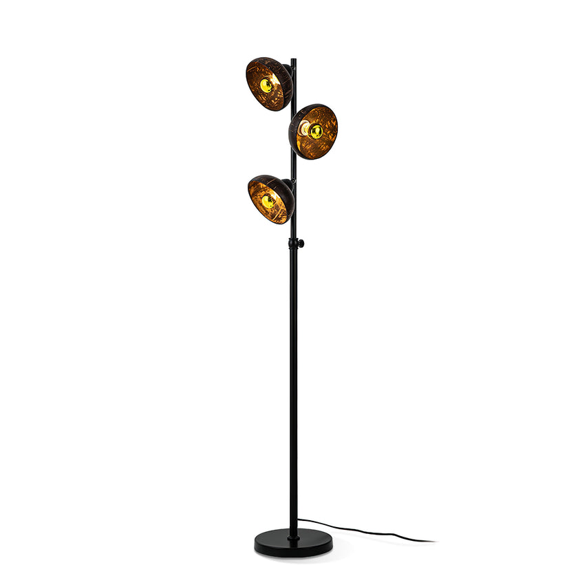 Black Shell Floor Lamp