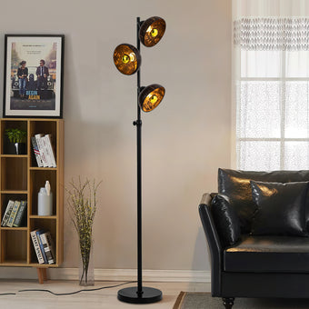 Black Shell Floor Lamp