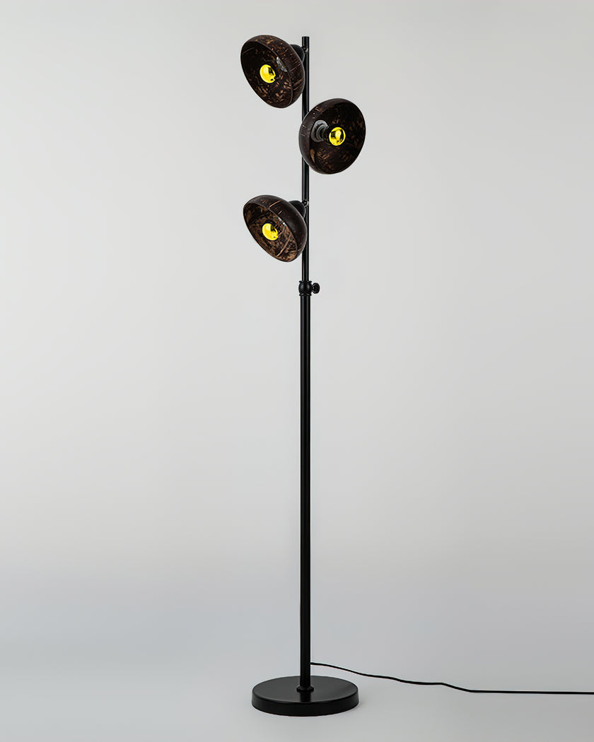 Black Shell Floor Lamp