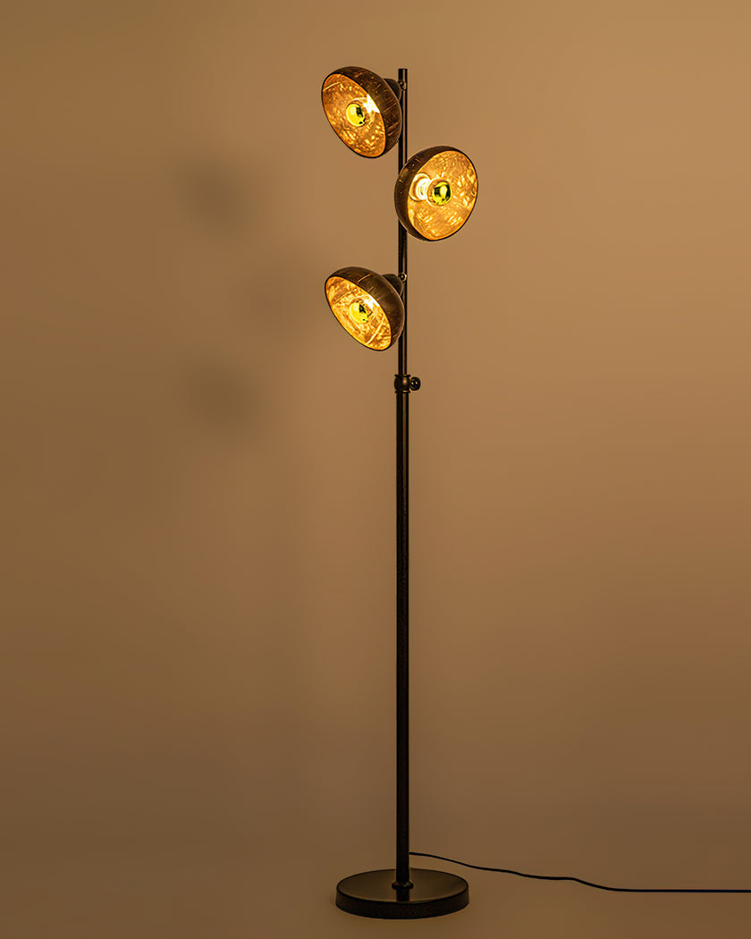 Black Shell Floor Lamp