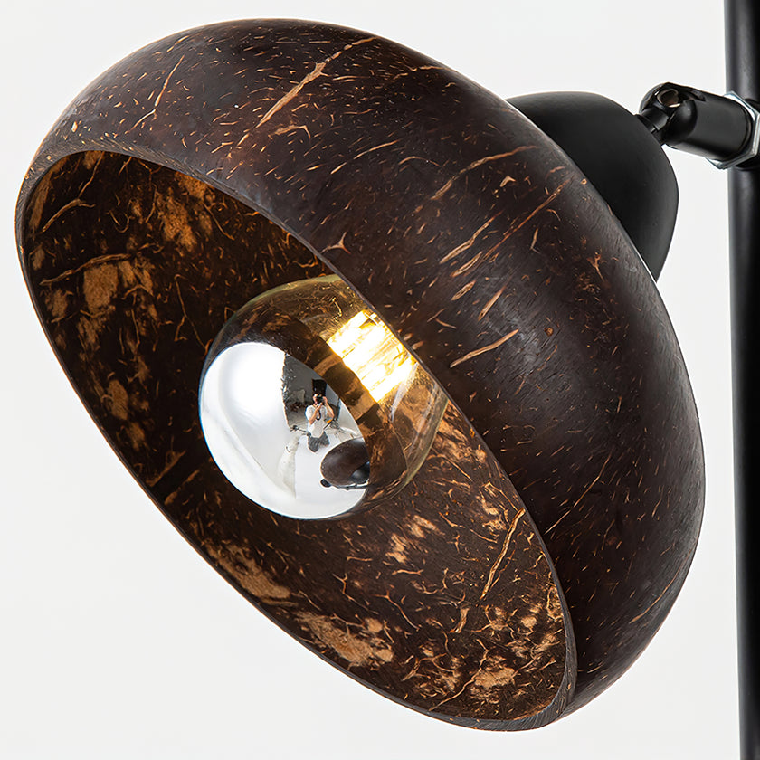 Black Shell Floor Lamp