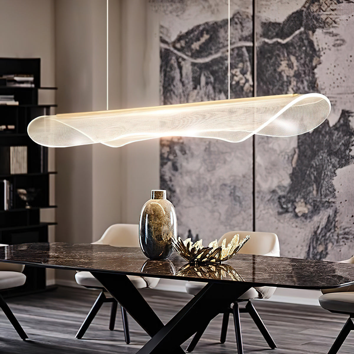 Blk Dining Room Chandelier – detail 2