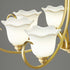Blooming Flower Glass Chandelier
