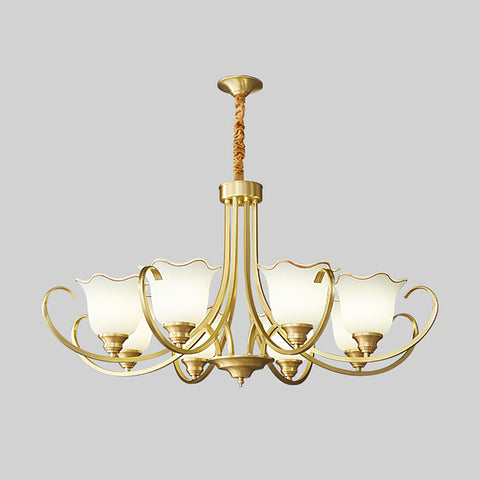 Blooming Flower Glass Chandelier – detail 22