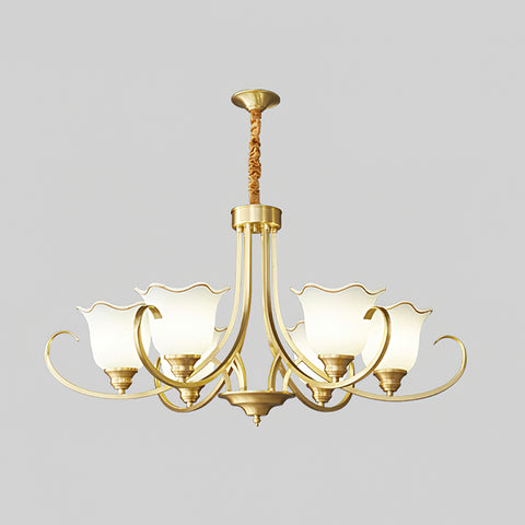 Blooming Flower Glass Chandelier – detail 21