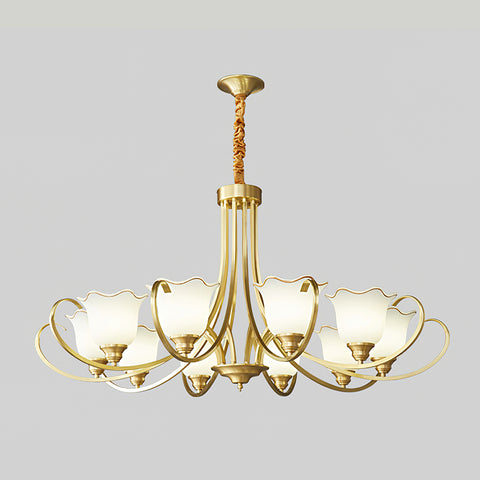 Blooming Flower Glass Chandelier – detail 23