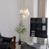 Blue Murano Disc Chandelier