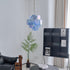 Blue Murano Disc Chandelier