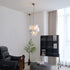Blue Murano Disc Chandelier