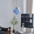 Blue Murano Disc Chandelier