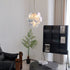 Blue Murano Disc Chandelier