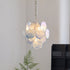 Blue Murano Disc Chandelier