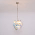 Blue Murano Disc Chandelier