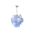 Blue Murano Disc Chandelier
