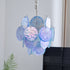 Blue Murano Disc Chandelier