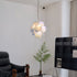 Blue Murano Disc Chandelier