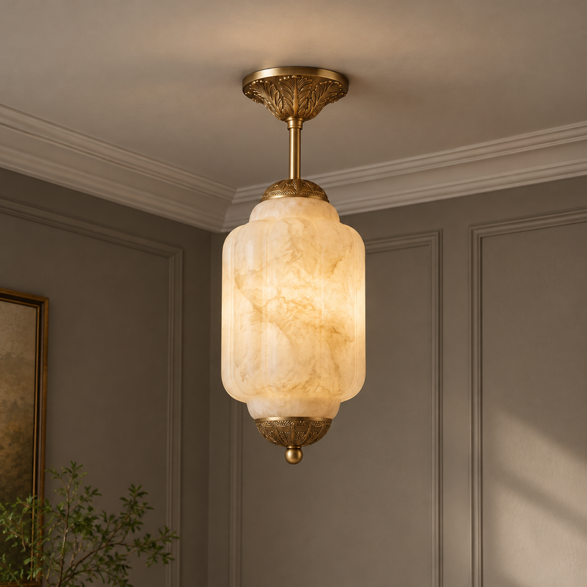 Blushora Semi-Flush Mount Albâtre