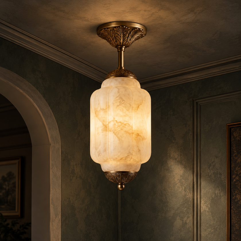 Blushora Semi-Flush Mount Albâtre