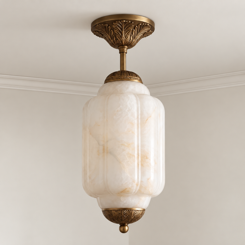 Blushora Semi-Flush Mount Albâtre
