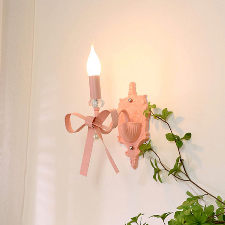 Bow Tie Candlestick Wall Lamp
