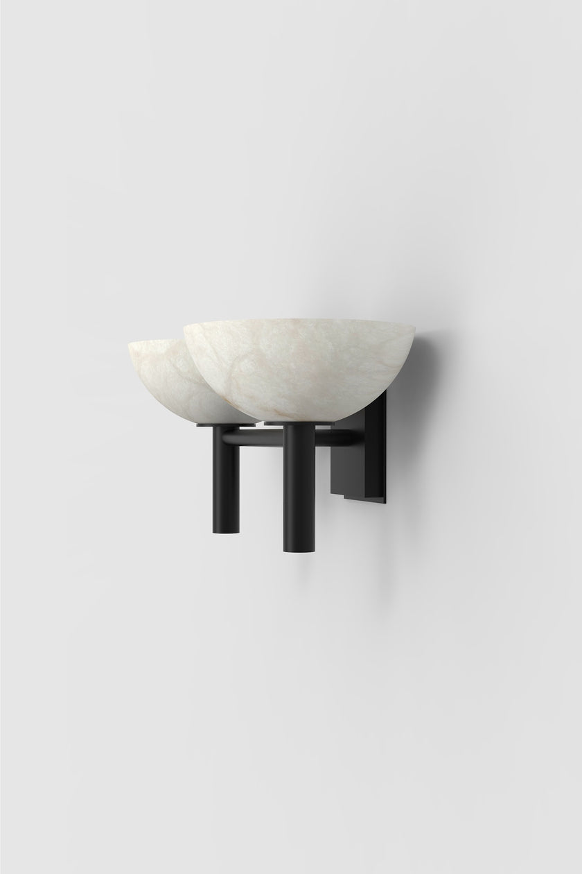 Bowl Alabaster Wall Lamp