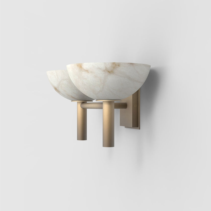 Bowl Alabaster Wall Lamp