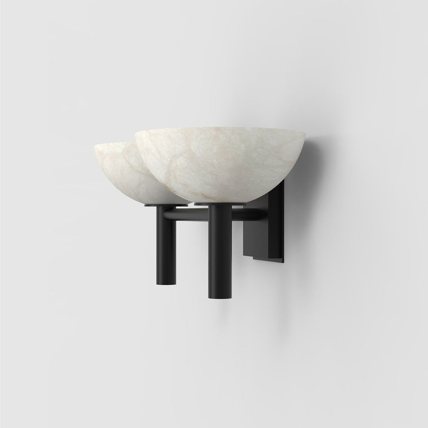 Bowl Alabaster Wall Lamp