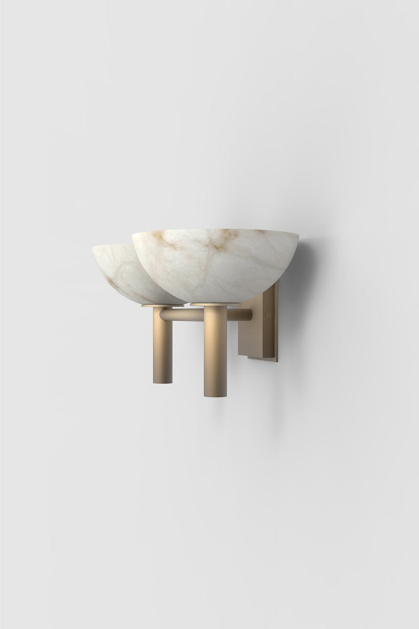 Bowl Alabaster Wall Lamp