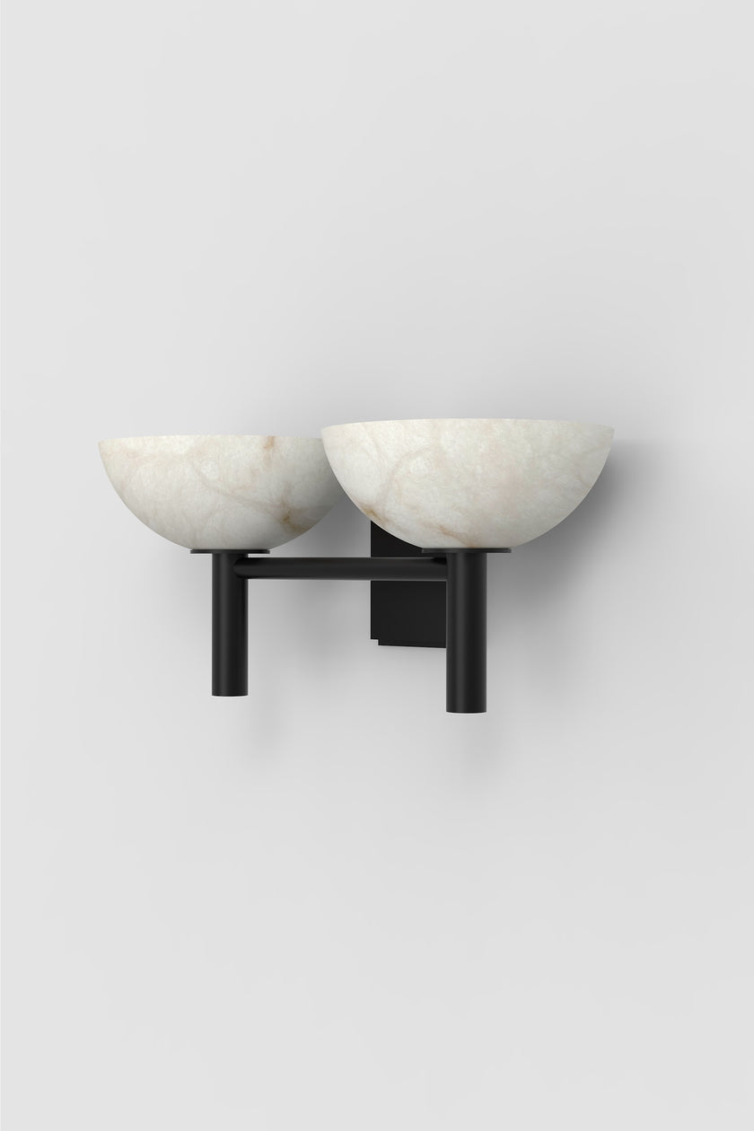 Bowl Alabaster Wall Lamp