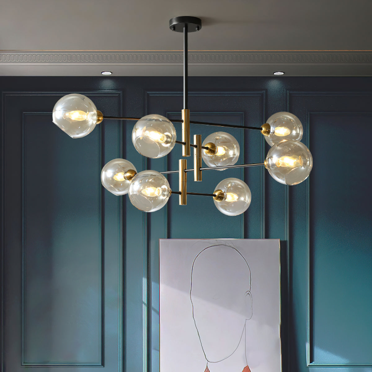 Branch Light Ball Chandelier – detail 2