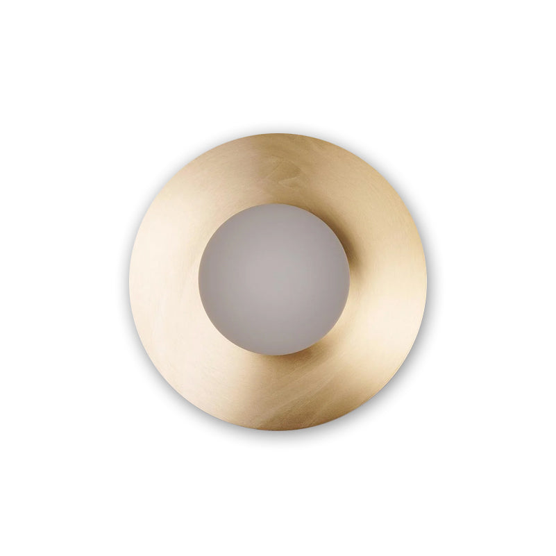 Brass Orb Wall Lamp