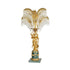 Brass Palm Leaf  Table Lamp