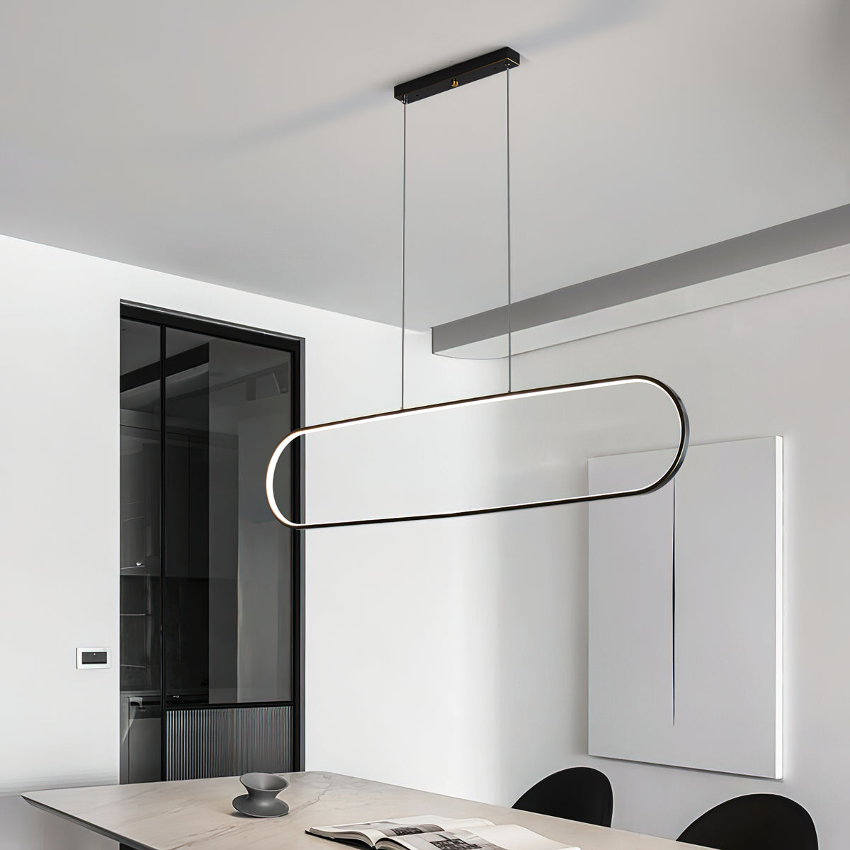 Brass Simple Dining Room Pendant Light – detail 2