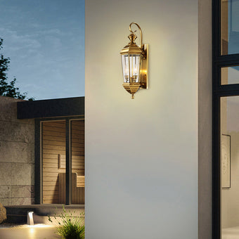 Brass Waterproof Balcony Wall Light