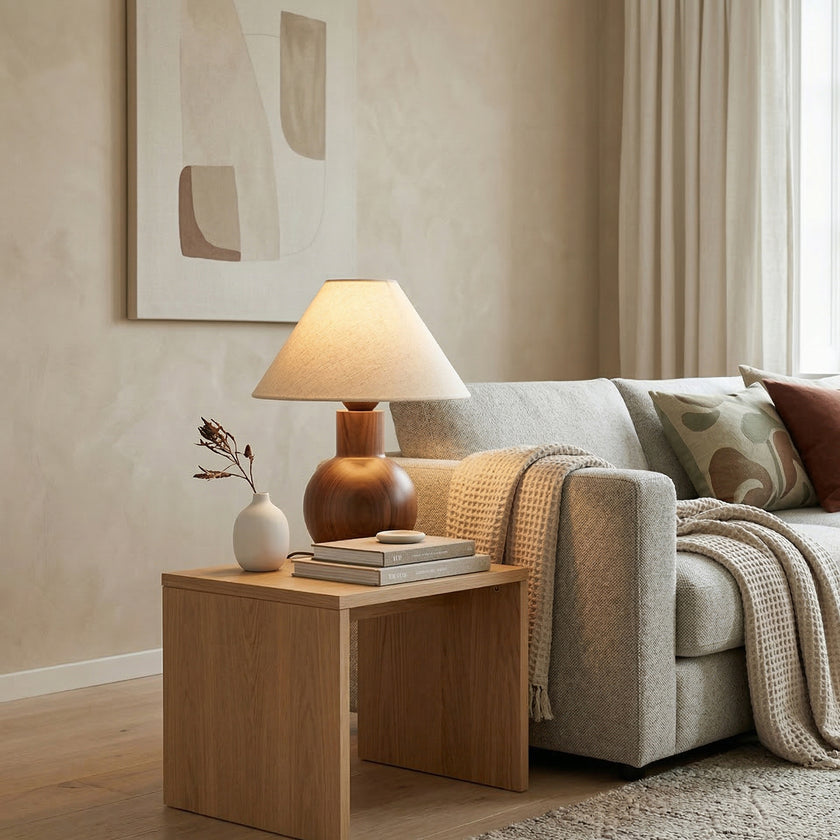 Brenna Wood Table Lamp