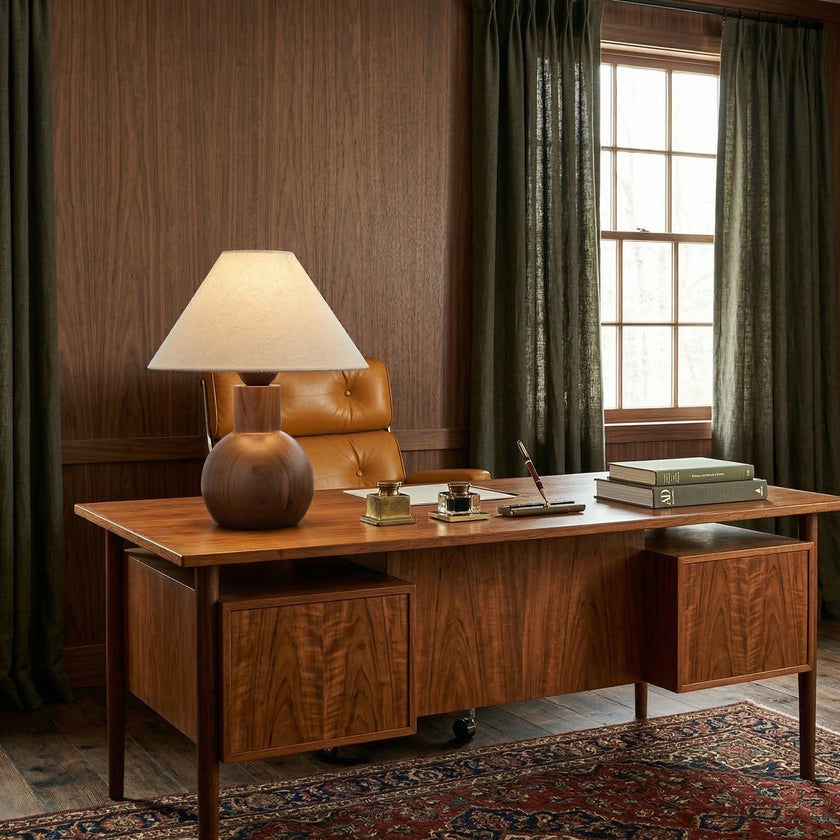 Brenna Wood Table Lamp