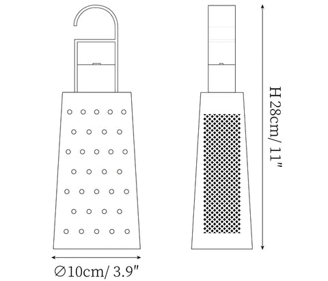 Cacio&pepe Hanglamp — Dimensioentekeningen 1