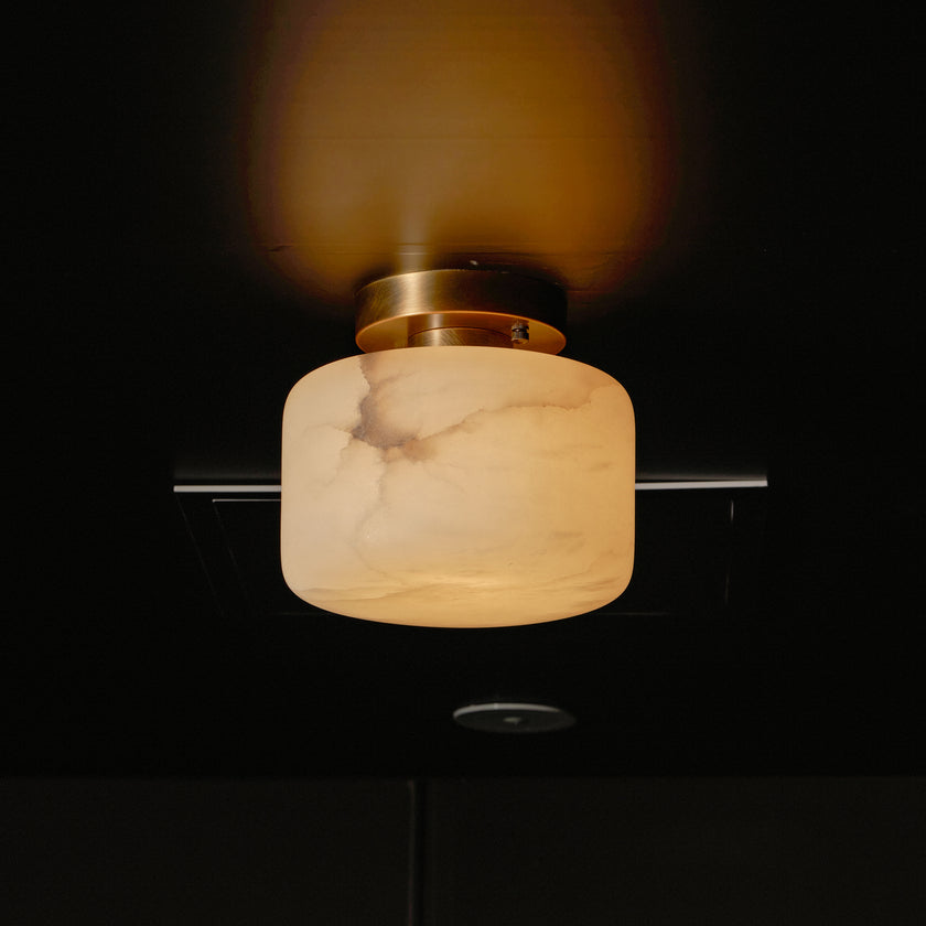 Semi-encastrable Caelvane en albâtre