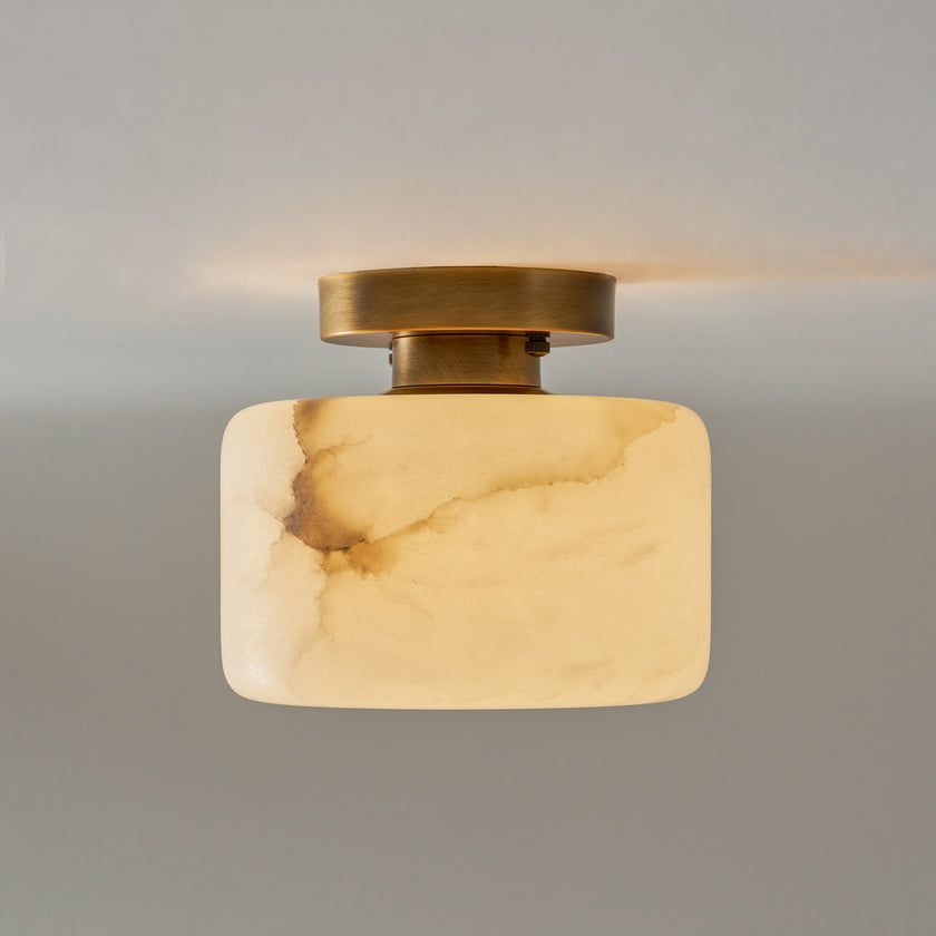 Semi-encastrable Caelvane en albâtre